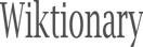 Wiktionary logo