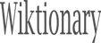 Wiktionary logo