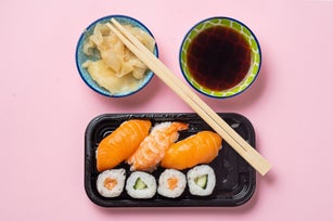 Salmon Sushi Still Life