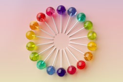 Lollipop circular pattern