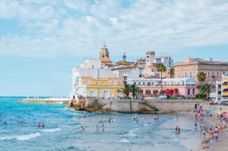 Hello from Sitges, a Costa Brava seaside town in Catalonia