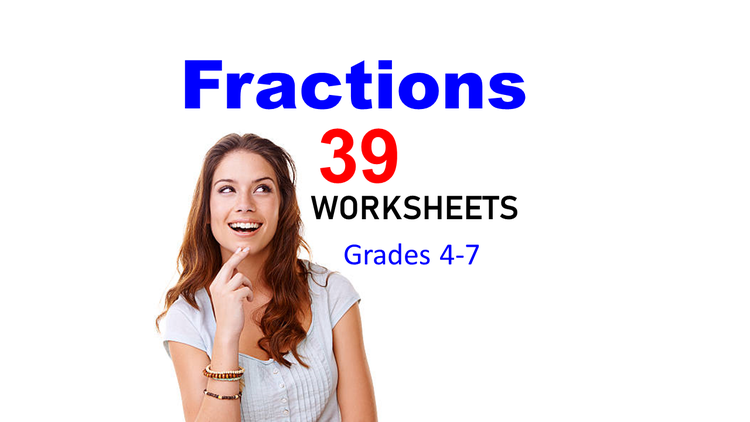Math Fractions: 39 Worksheets (Grades 4-7) - Kahoot! Course