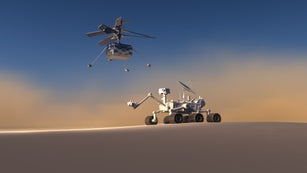 Mars Helicopter and Mars Rover