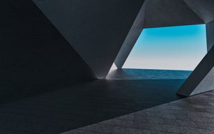 3D rendering futuristic building background