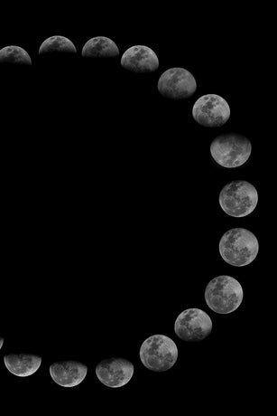 Phases of moon,super size,shoot by Telephoto lens