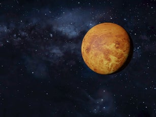 Planet Venus - surface - computer generated image.