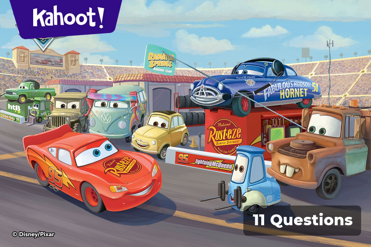 Disney Pixar Cars: Practice multiplication - Kahoot! Quiz