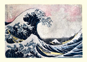 The Great Wave off Kanagawa, after Hokusai, Japanese ukiyo-e art