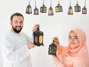Happy couple ready for Ramadan