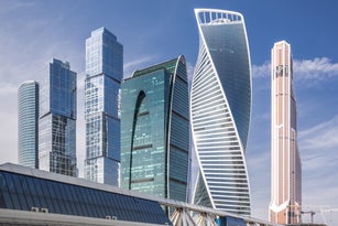 Modern Skyscrapers in Moscow