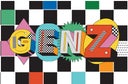 Generation Z or Gen Z Generation Name typography web banner design