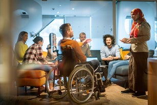 Diverse and creative multiethnic business group