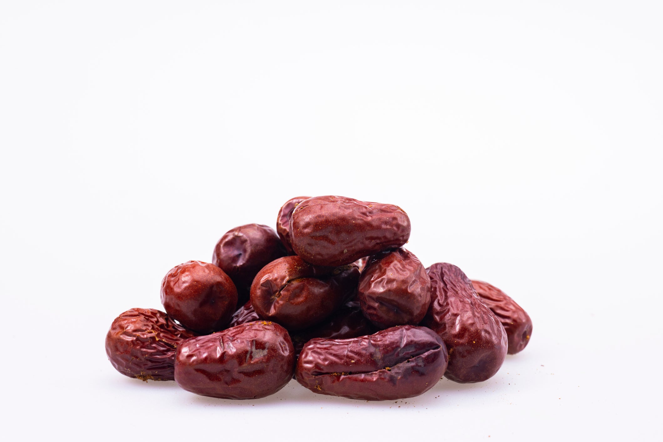 Dry red jujubes