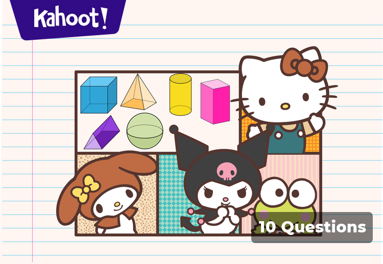 3D-former med Hello Kitty And Friends - Kahoot! Quiz