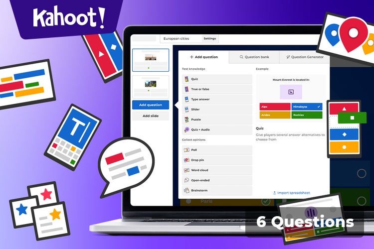 Test yourself: Different question types - Kahoot! Quiz