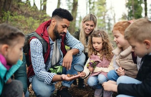 children nature learning