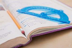 USA, Illinois, Metamora, Maths book