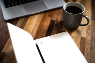 Number 1 written on a notebook, starting a new list