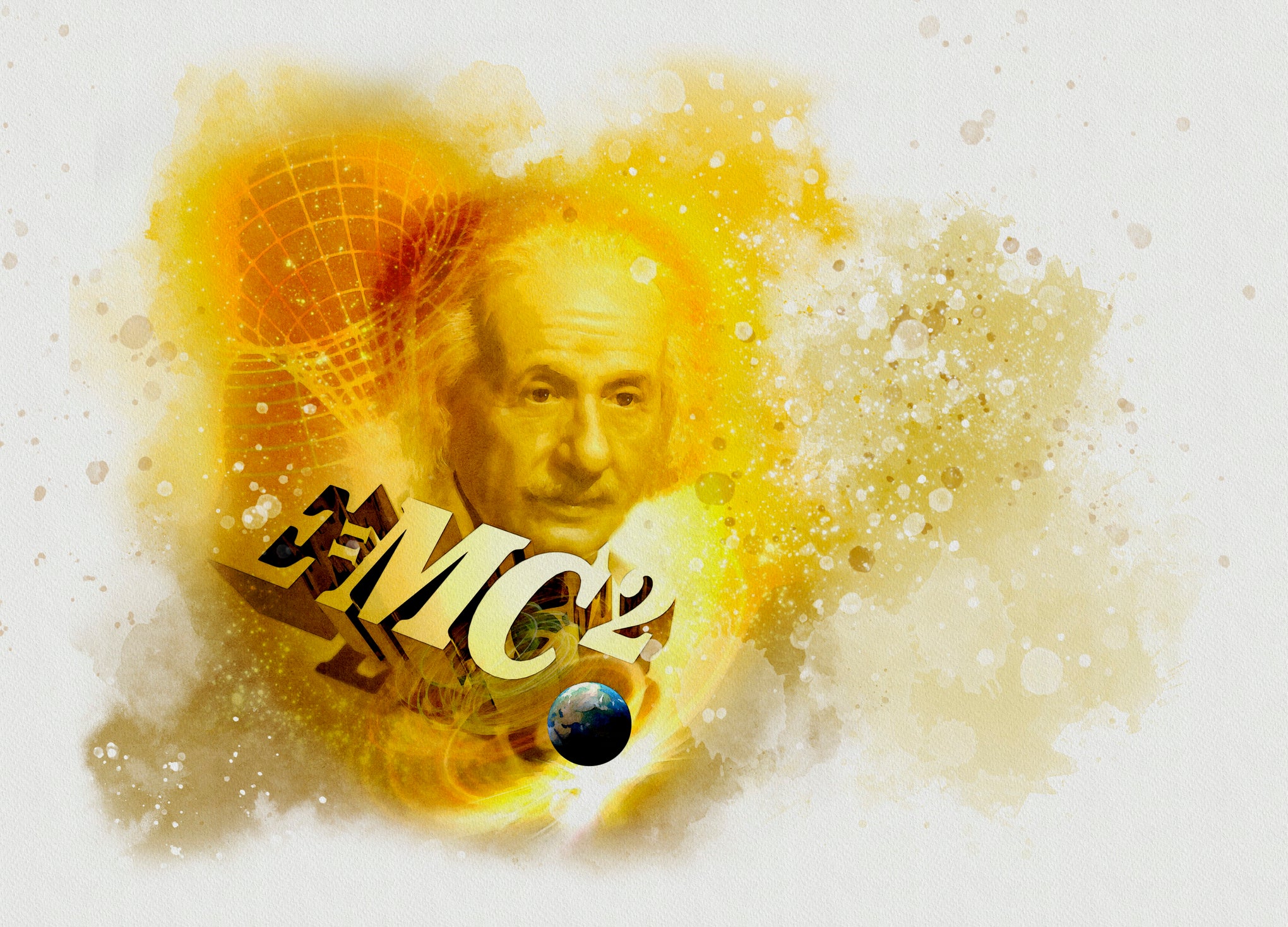 Einstein's mass energy equation, conceptual illustration