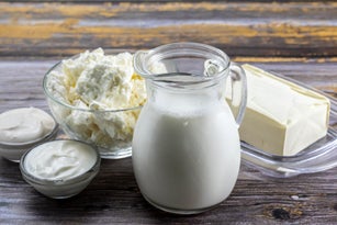 Fresh dairy products.