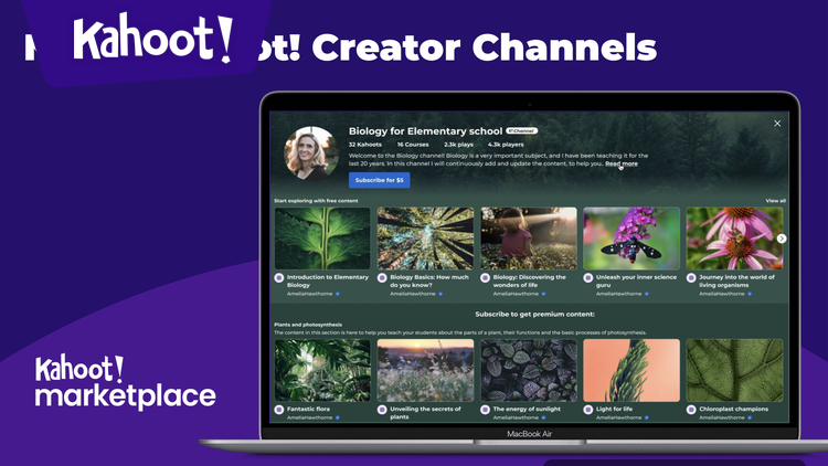 Introducing Kahoot! Creator Channels! - Kahoot! Quiz
