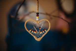 Heart Shaped Handmade Dreamcatcher