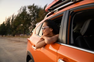 road trip on the beach