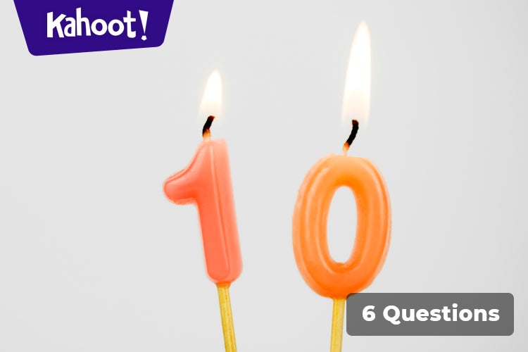 Dire l'âge - Kahoot! Quiz