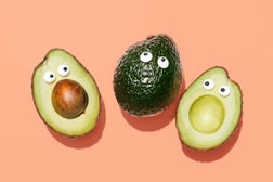 Funny avocado