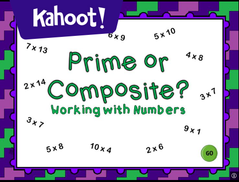 Duplicate of Factors, Multiples, Prime, Composite - Kahoot! Quiz