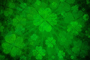 Green clover background