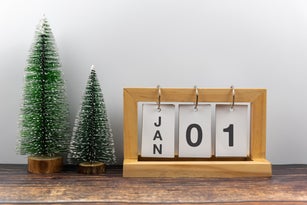 January 01 Desk Calendar New Year Day