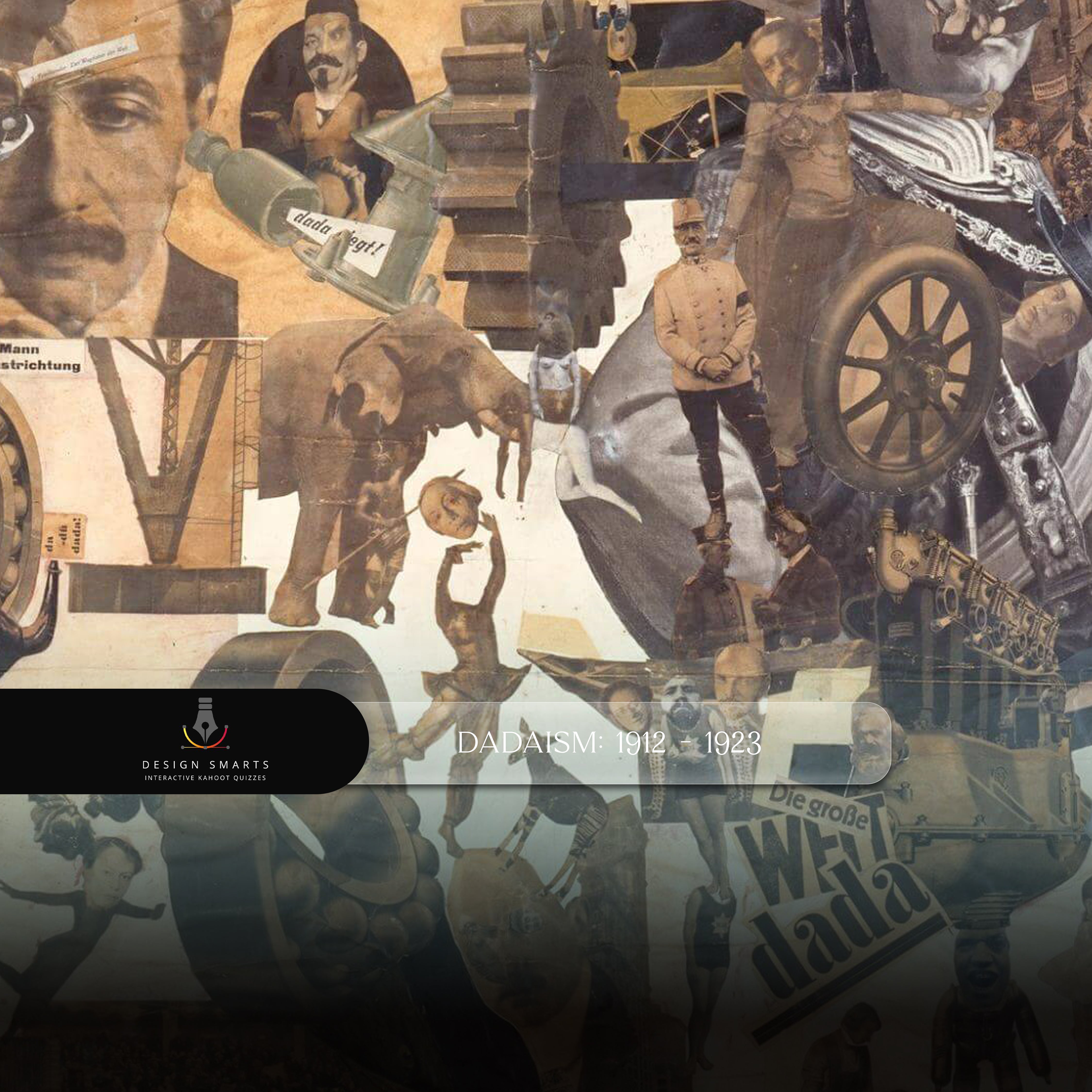 Dadaism art period collage