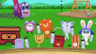 Slippery Soap, Tickety Tock, Shovel and Pail, Sidetable Drawer, Periwinkle Orange Kitten, Pearl and others hold their reusable water bottles.