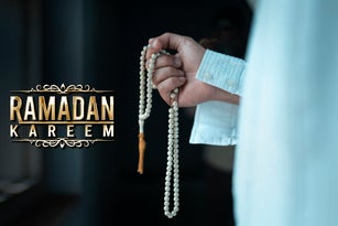 Muslim Prayer concept image