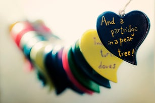 Partidge in a Pear Tree Heart