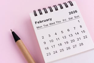 February 2026 Desk Calendar