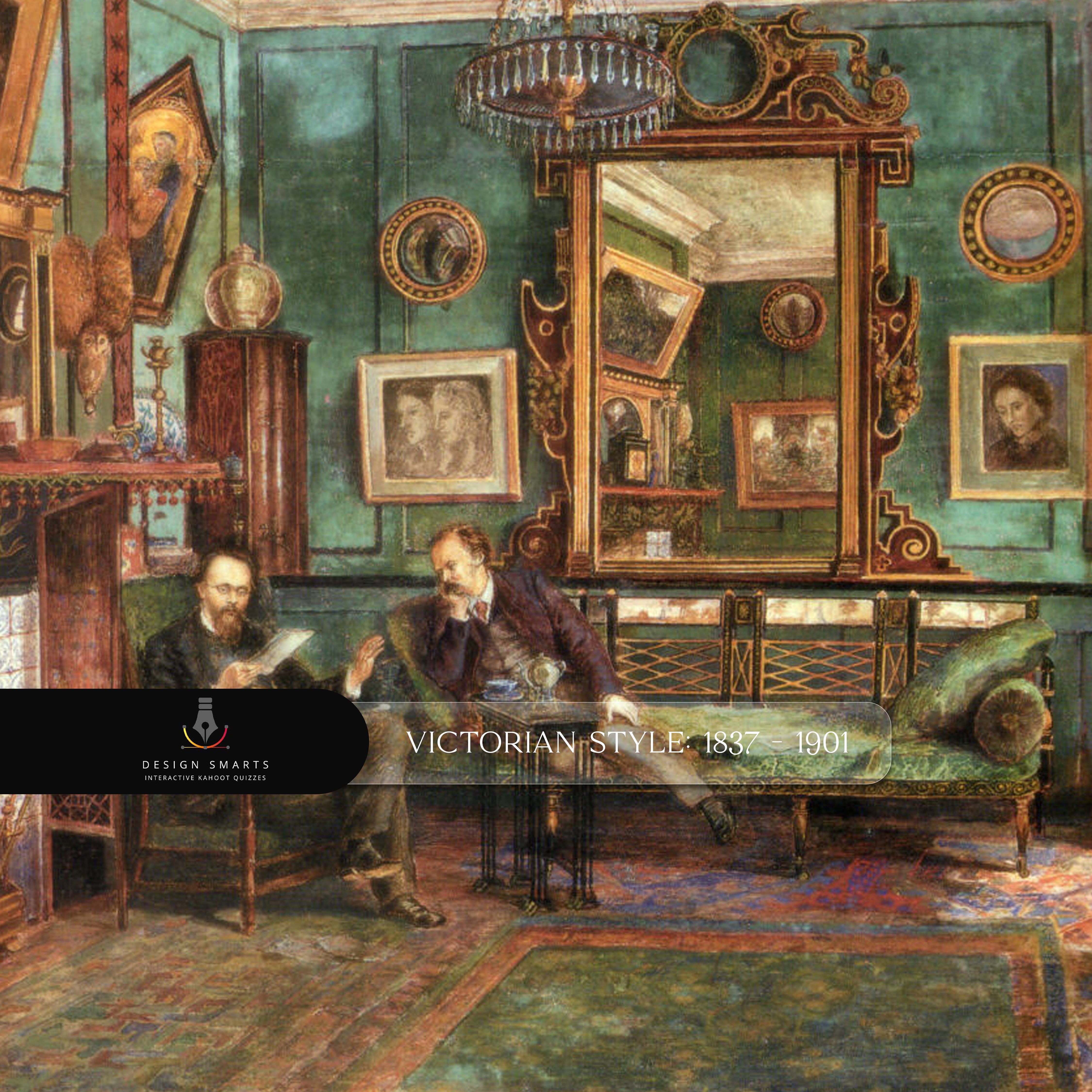 Cover image of Victorian interior design.