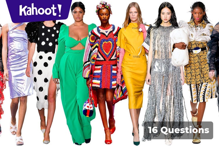 Play Kahoot! Fashion and trends