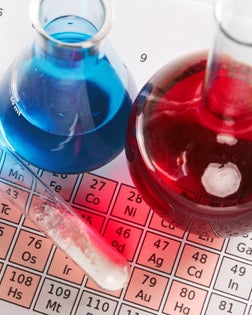 Periodic table and chemicals