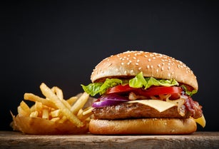 fresh tasty burger