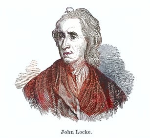 Portrait of John Locke, English philosopher and physician, Father of Liberalism