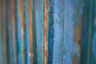 old rusty galvanized iron plate texture background