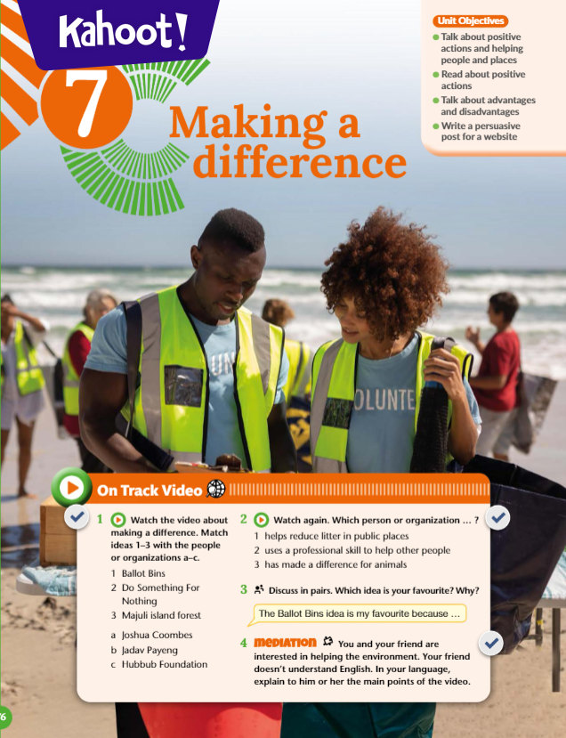 On Track 3. Unit 7 - Kahoot! Quiz