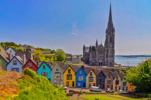St. Colman's Cathedral and the "deck of cards", Cobh, County Cork, Ireland