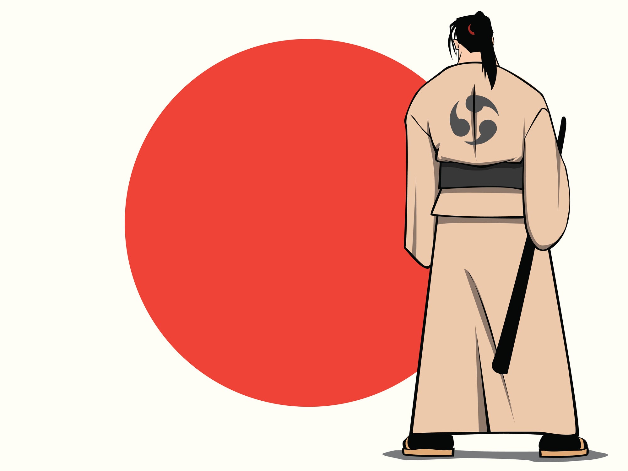 Samurai Back Pose