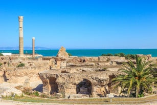 The Baths of Antoninus at the ancient ruins of Carthage