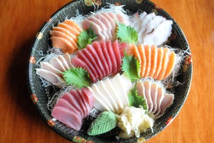 Shasimi Platter Above