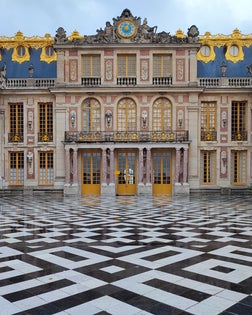 The Marble Courtyard at the Palace of Versailles, France
