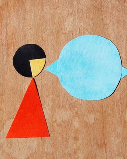 two females with speech bubble